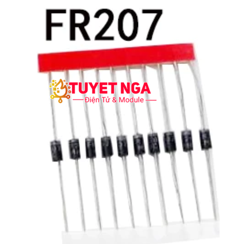 Diode Xung FR207 2A 1000V