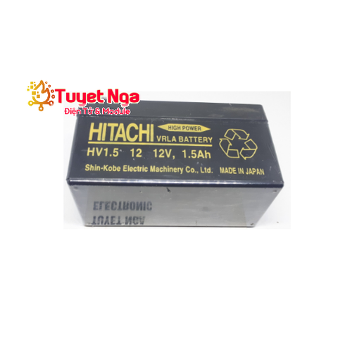 Bình Acquy Hitachi 12V 1.5Ah