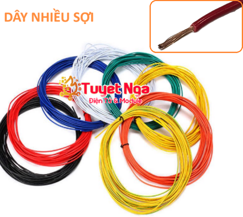 Dây Điện 0.5mm (nhiều màu)