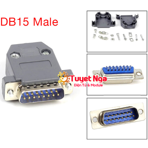 Cổng DB15 Đực 15 Pin