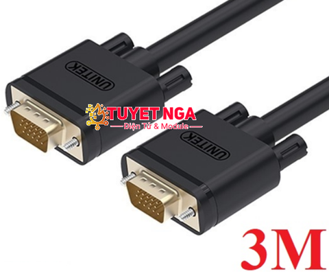 UNITEK Cáp VGA Dài 3M Y-C504G