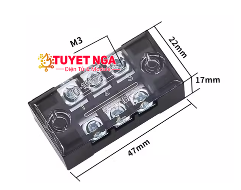 TB-1503 Terminal 3 Cực 15A 600V
