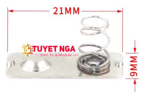 Đế Pin Lò Xo 21x9mm