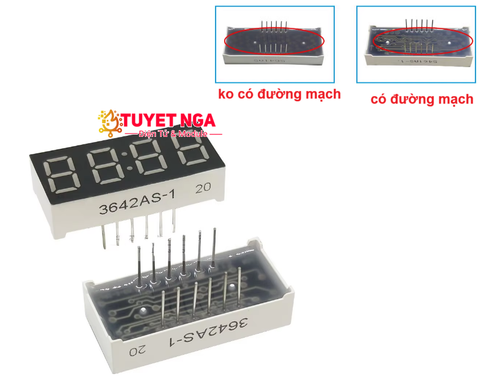 3642BS Led 7 Đoạn 0.36inch Đồng Hồ Anode Chung Đỏ