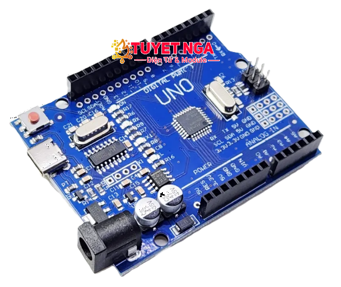 Arduino Uno R3 SMD Kèm Cáp TypeC – ĐIỆN TỬ TUYẾT NGA