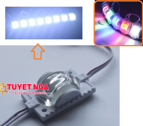 Module Led Đơn 12V Trắng Hắc Sáng – ĐIỆN TỬ TUYẾT NGA