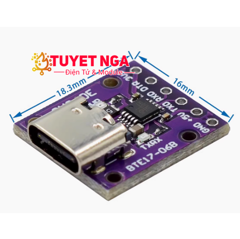 CH340E Mạch Chuyển USB UART TTL TypeC