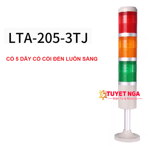 LTA-205-3TJ Đèn Tháp Tín Hiệu Có Còi 220V