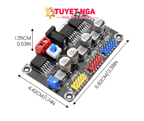 Mạch Giảm Áp Cấp Nguồn LM2596 3.3V 5V Điều Chỉnh Được
