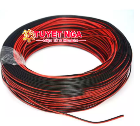 2468 Cuộn Dây Điện Đỏ Đen 18AWG Đôi 30 Tim Se Chì