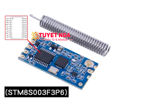 HC-12 Mạch Thu Phát RF SI4463 433Mhz STM8S003F3P6