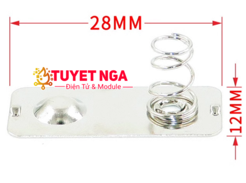 Đế Pin Lò Xo 28x12mm