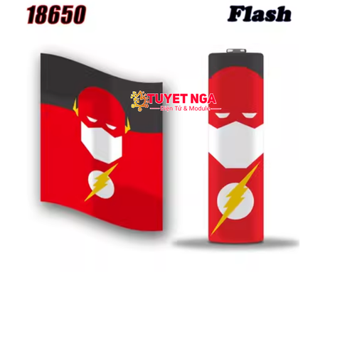 Màng Co PVC Bọc 1 Pin 18650 Flash