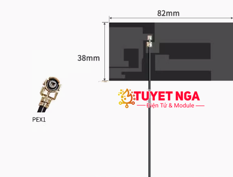 Anten GSM LTE 5G 4G 3G 2G NB-IOT 12dBi FPC Dài 13cm