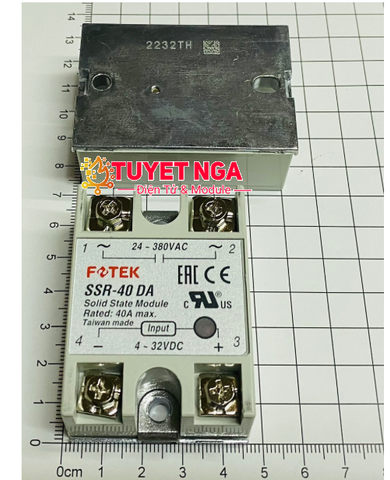 Relay Bán Dẫn SSR-40DA FOTEK Chính Hãng