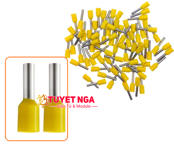 Đầu Cos Pin Rỗng E0508 Vàng – ĐIỆN TỬ TUYẾT NGA