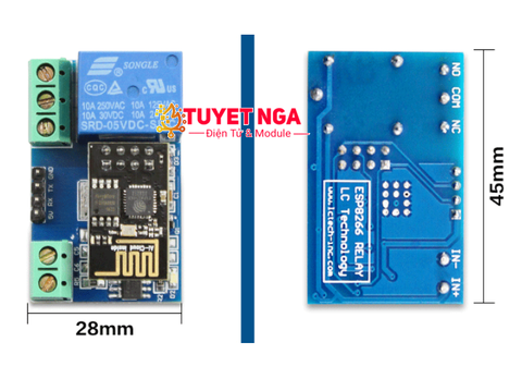 Điều Khiển Từ Xa Wifi ESP8266 1 Relay Smart Home