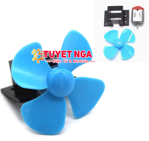 Bộ Motor Động Cơ 130 Kèm Cánh Quạt DIY V2