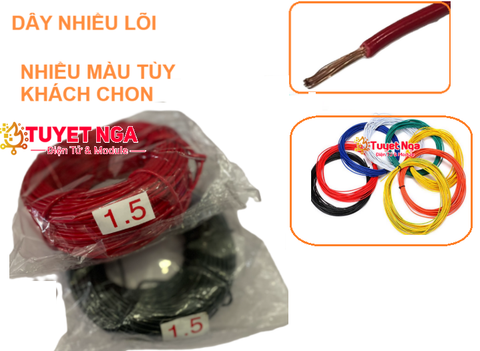 Cuộn Dây Điện Đơn 1.5mm 1kg
