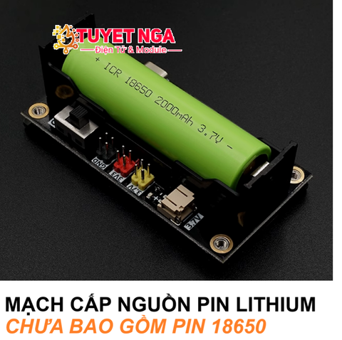 Mạch Cấp Nguồn Pin 18650 Sạc Nhanh 3.7V 1S