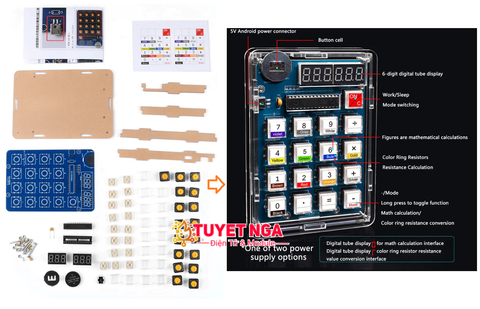 HU-054 Bộ Máy Tính Kỹ Thuật Số DIY