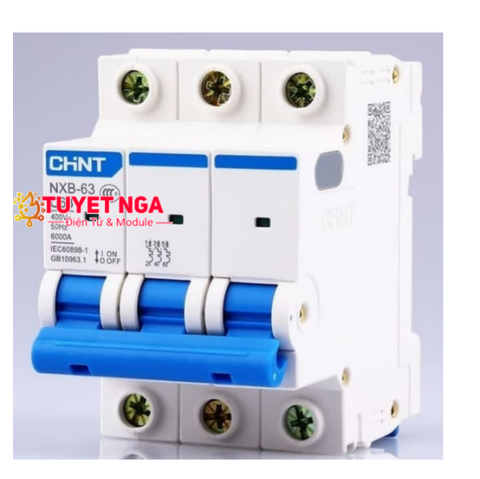Chint NXB-63 MCB 3P 32A C32 CB Tép