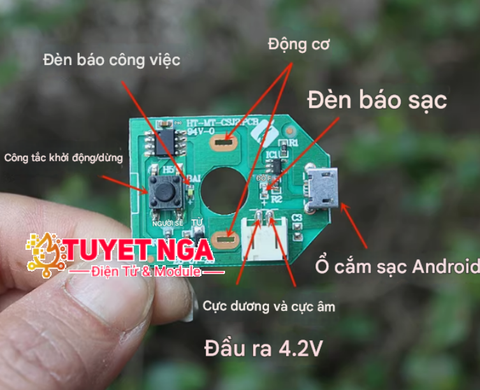 Mạch Sạc Điều Khiển Động Cơ DIY