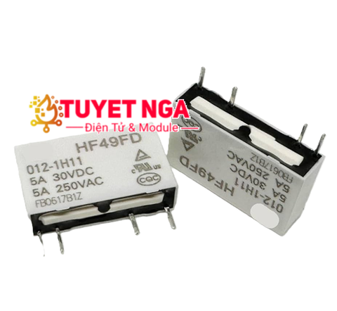HF49FD-012-1H11 Relay 12V 5A 4 Chân