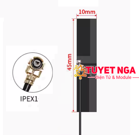 Anten 2.4G Wifi Zigbee 5dBi FPC Dài 20cm