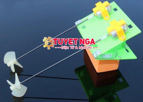 Mô Hình DIY STEM Thuyền Tự Động Tiến Lùi 130