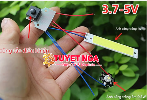 Đèn Led Để Bàn Kép DIY