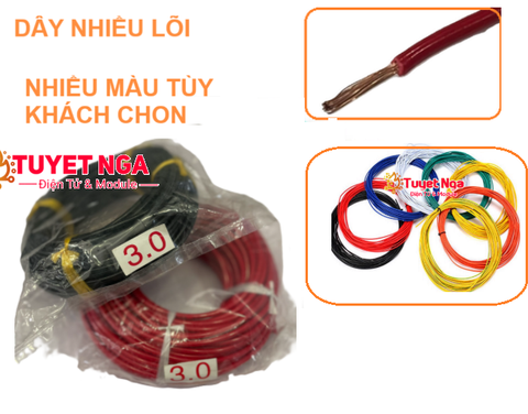 Cuộn Dây Điện Đơn 3mm 1kg