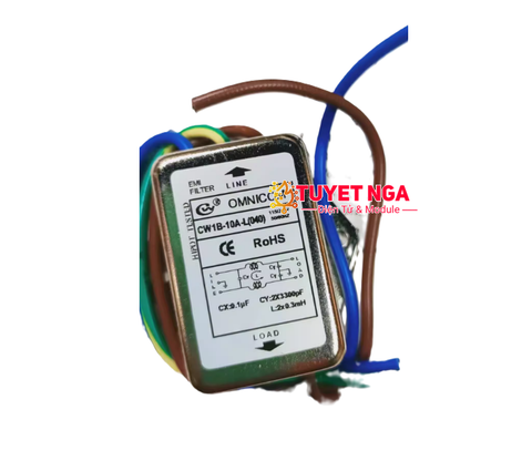 CW1B-10A Bộ Lọc Nguồn Pha Đơn 10A 115/250V