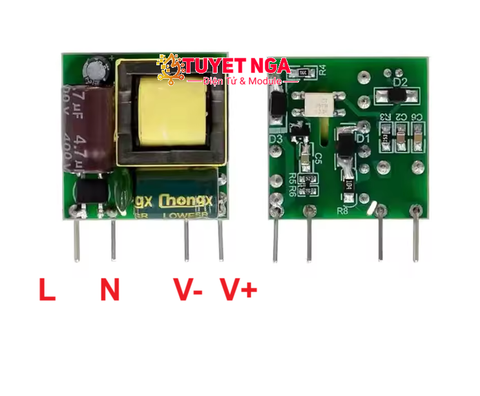 Mạch Nguồn AC-DC 12V 450mA 4.8W