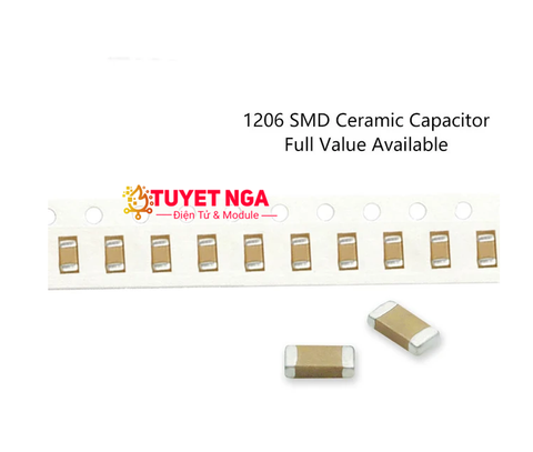 Tụ Gốm 105K 1uF 50V 1206 SMD