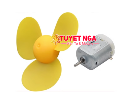 Động Cơ DC 130 Kèm Cánh Quạt 72mm