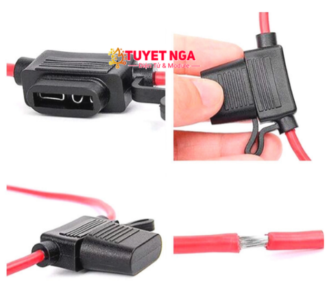 16AWG Đế Cầu Chì Ô Tô Chống Nước Mini Fuses