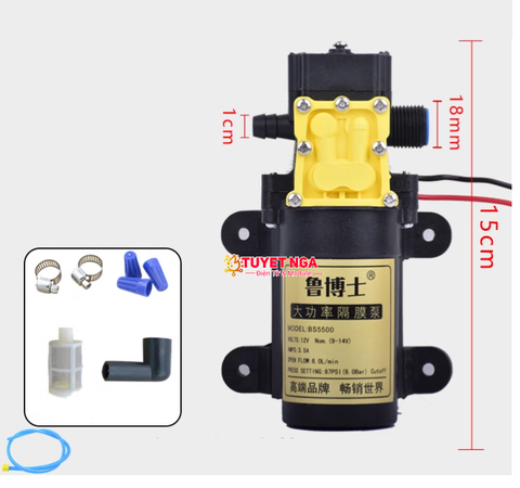 BS5500 Bộ Bơm Thông Minh Công Suất 12V 6L/phút