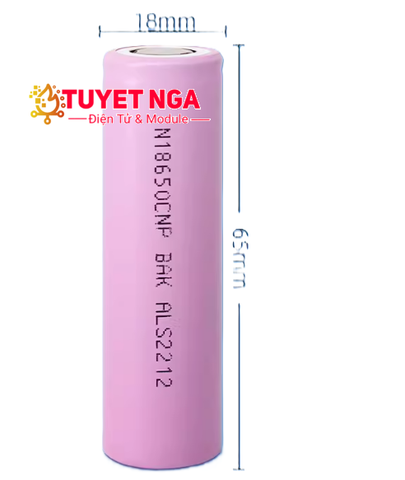 BAK Pin 18650 Công Suất Cao 2500mAh 12C 30A