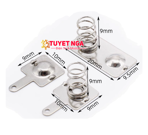Đế Pin AA Lò Xo Nhiều Kích Thước