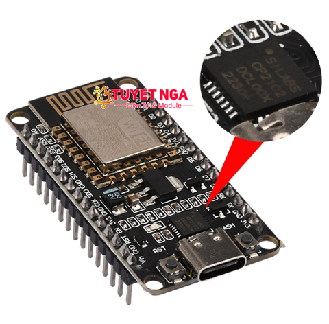 Module Thu Phát Wifi ESP8266 NodeMCU CP2102 TypeC