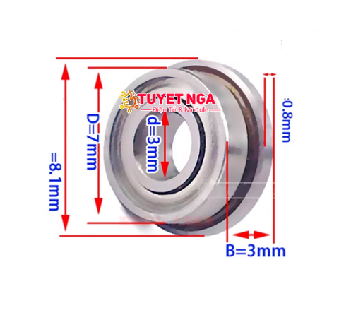 Bạc Đạn Vòng Bi 607ZZ