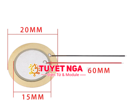 Loa Thạch Anh 20mm Dây Dài 60mm