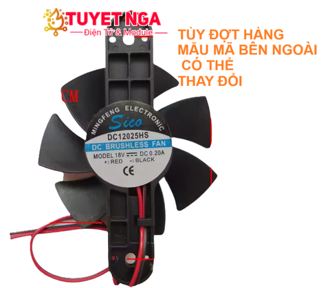 Quạt Bếp Từ 8.2cm 18V TQ