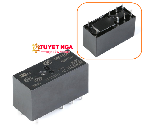 HF115F JQX-115F-005-1ZS3 Relay 5V 16A 8 Chân
