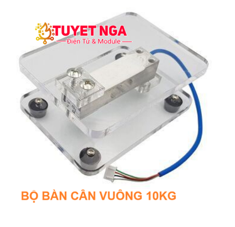 Bàn Cân Vuông Cảm Biến Cân Nặng Load Cell 10kg