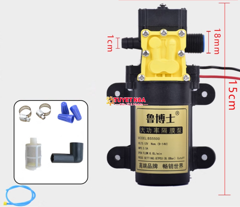BS6500 Bộ Bơm Thông Minh Công Suất 12V 8L/phút V2