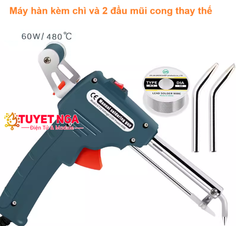 Máy Hàn Súng Mũi Cong 60W