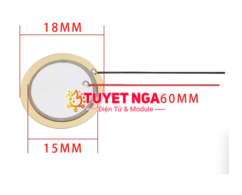 Loa Thạch Anh 18mm Dây Dài 60mm