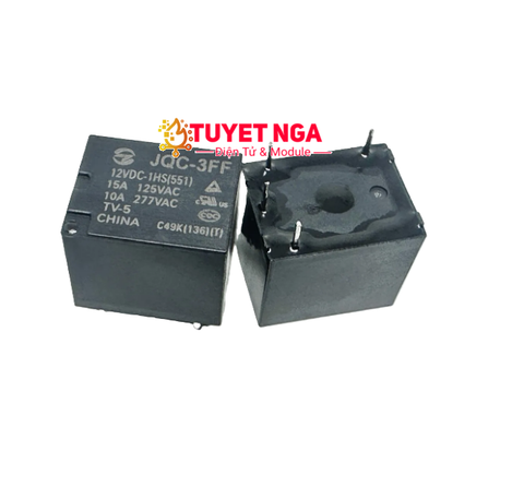 JQC-3FF-012-1HS Relay 12V 10A 4 Chân